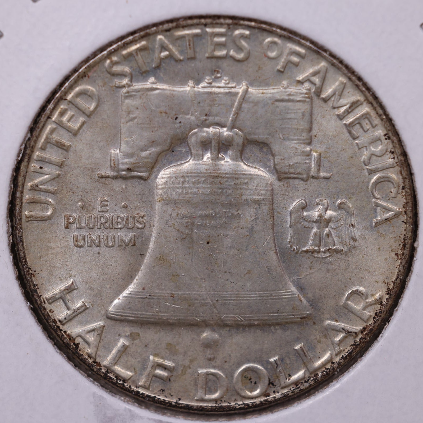 1952-D Franklin Half Dollar, About Uncirculated Coin, Store #HR1552