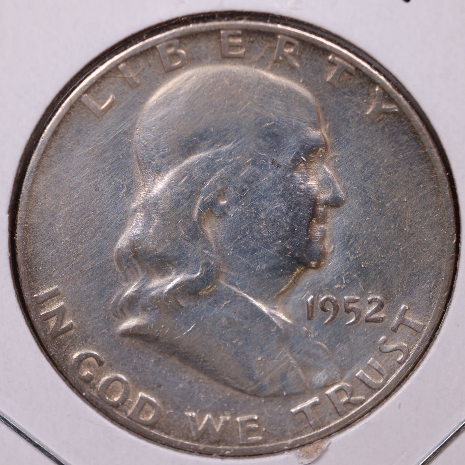 1952-S Franklin Half Dollar, Very Good Circulated Coin, Store #HR1554