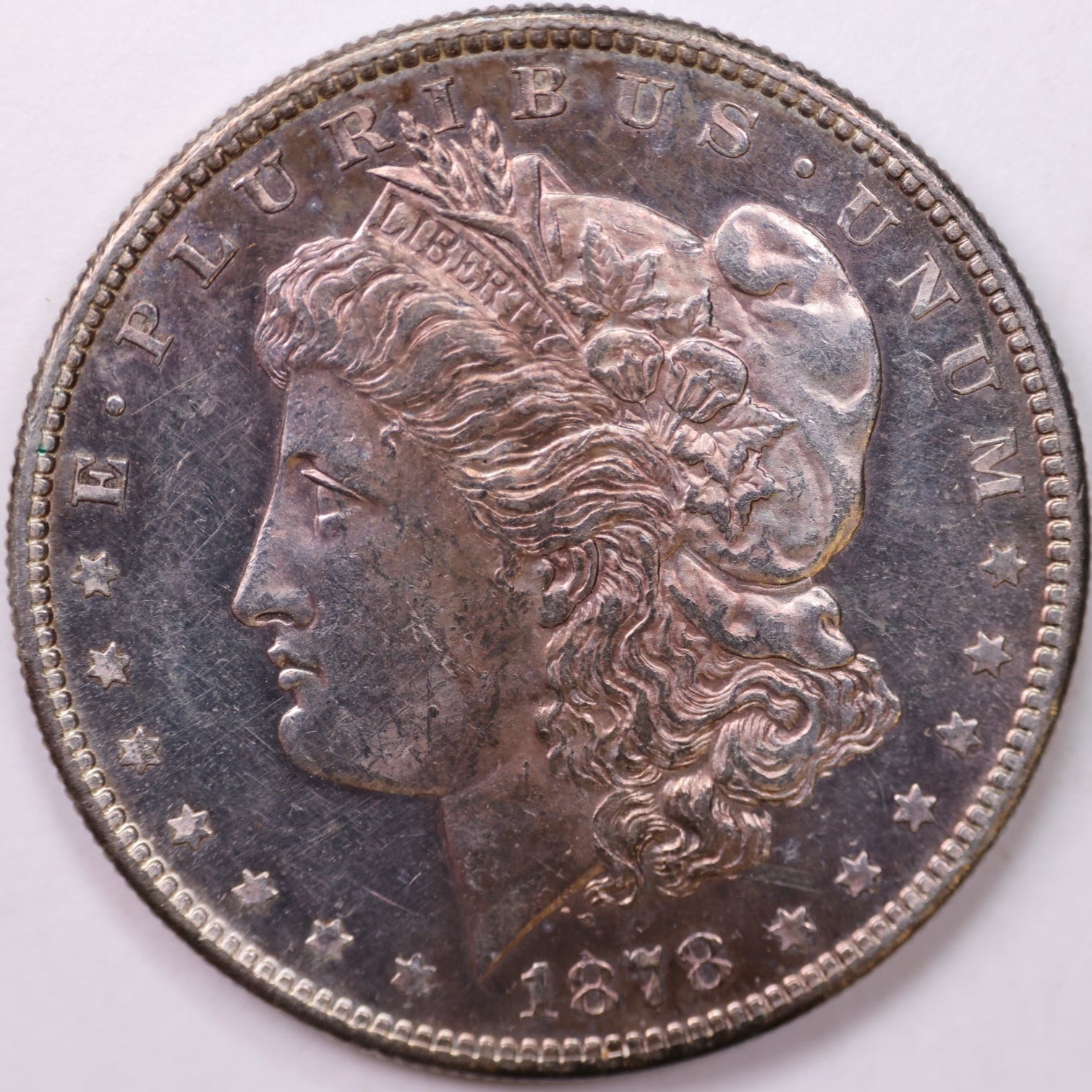 1878-S Morgan Dollar, Mint State Uncirculated Coin, Store #DR0127