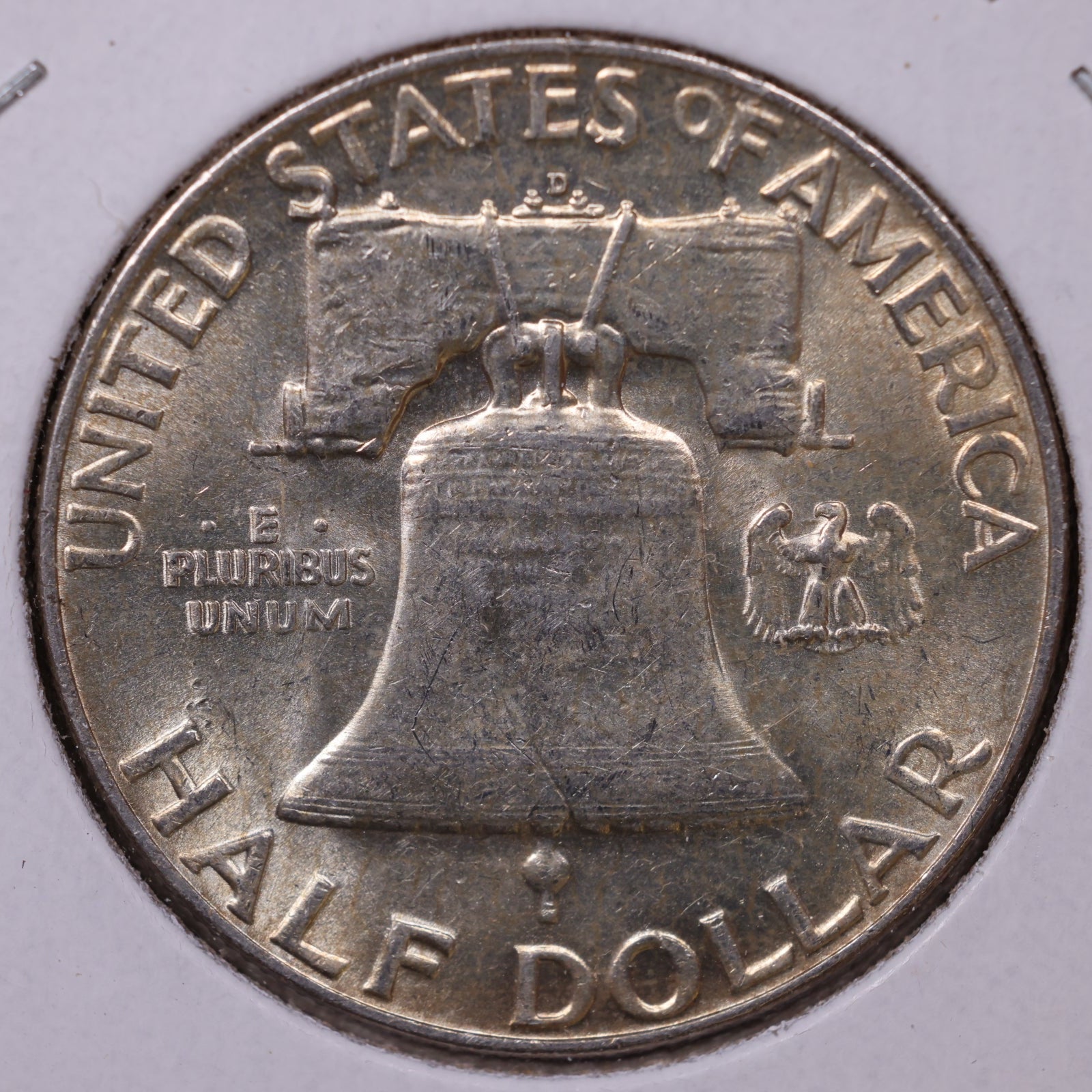 1953-D Ben Franklin Half Dollar, Mint State Uncirculated Coin, Store #HR1567