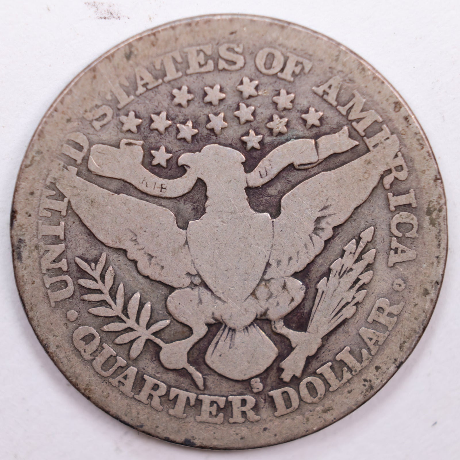 1905-S Barber Quarter, Good Circulated Coin, Store #QR0473