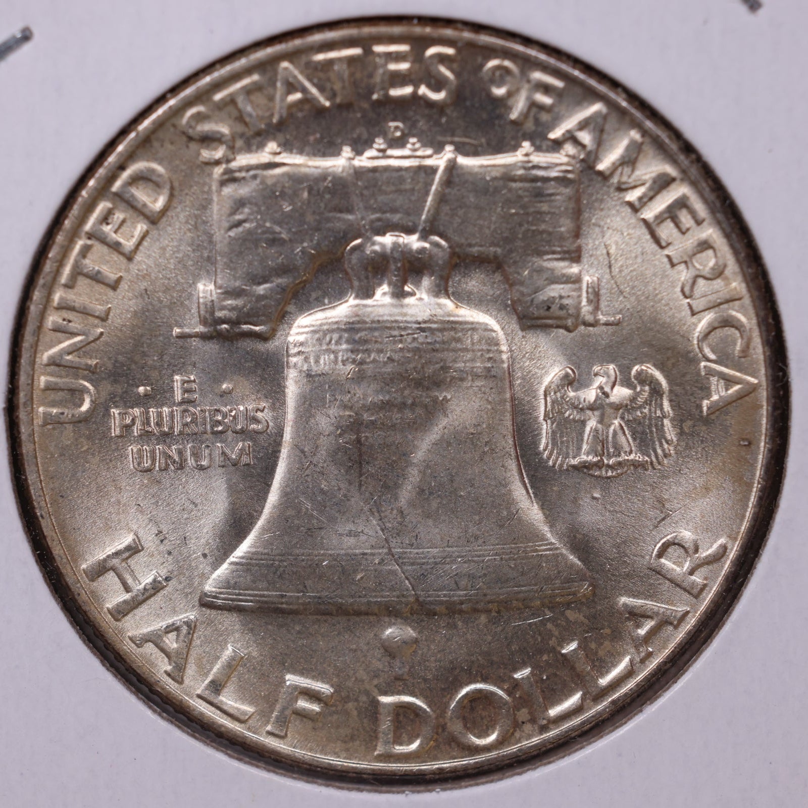 1953-D Ben Franklin Half Dollar, Mint State Uncirculated Coin, Store #HR1569