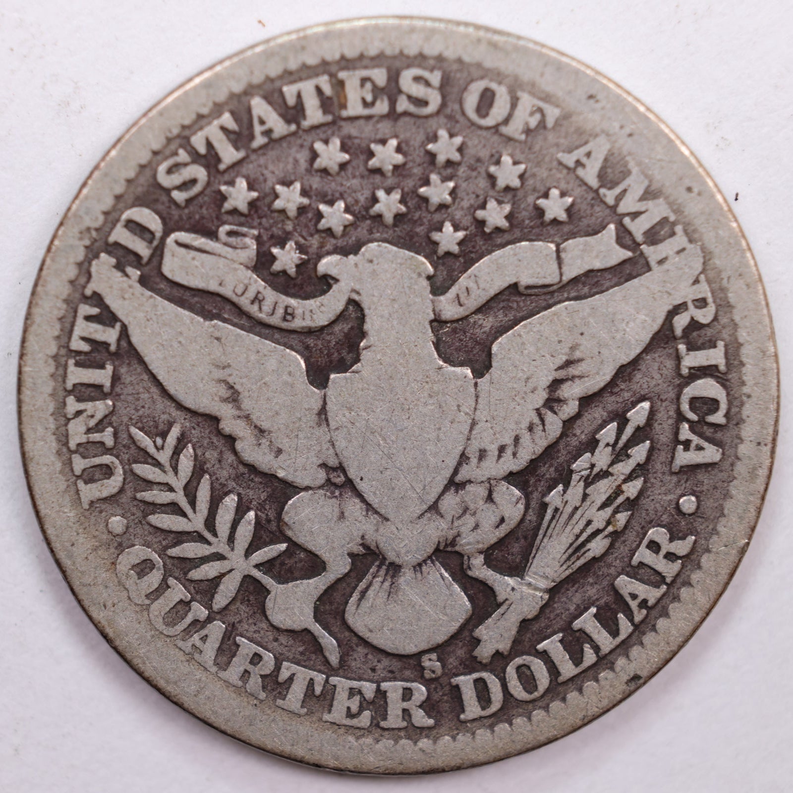 1905-S Barber Quarter, Very Good Circulated Coin, Store #QR0479