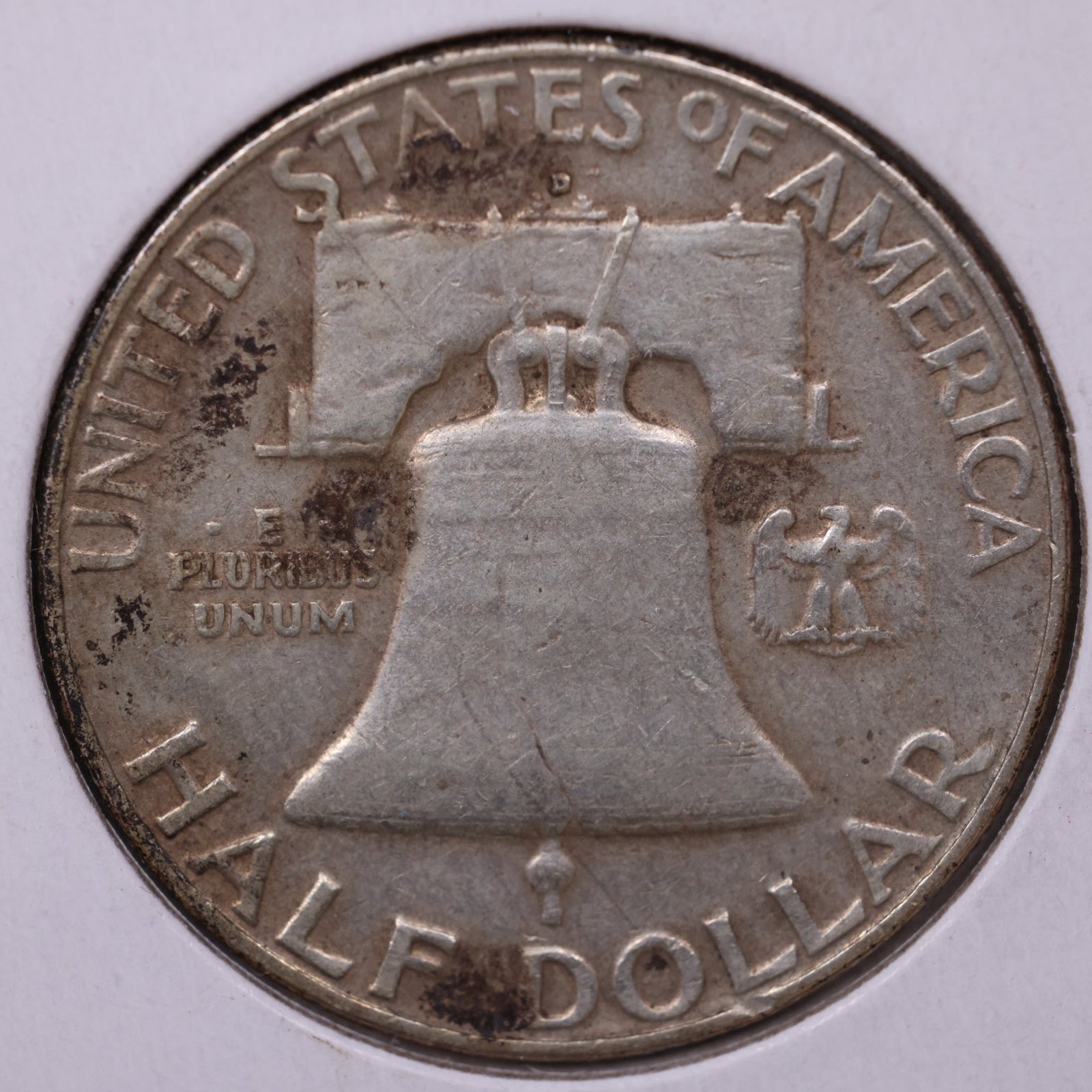 1954-D Ben Franklin Half Dollar, Fine Circulated Coin, Store #HR1596