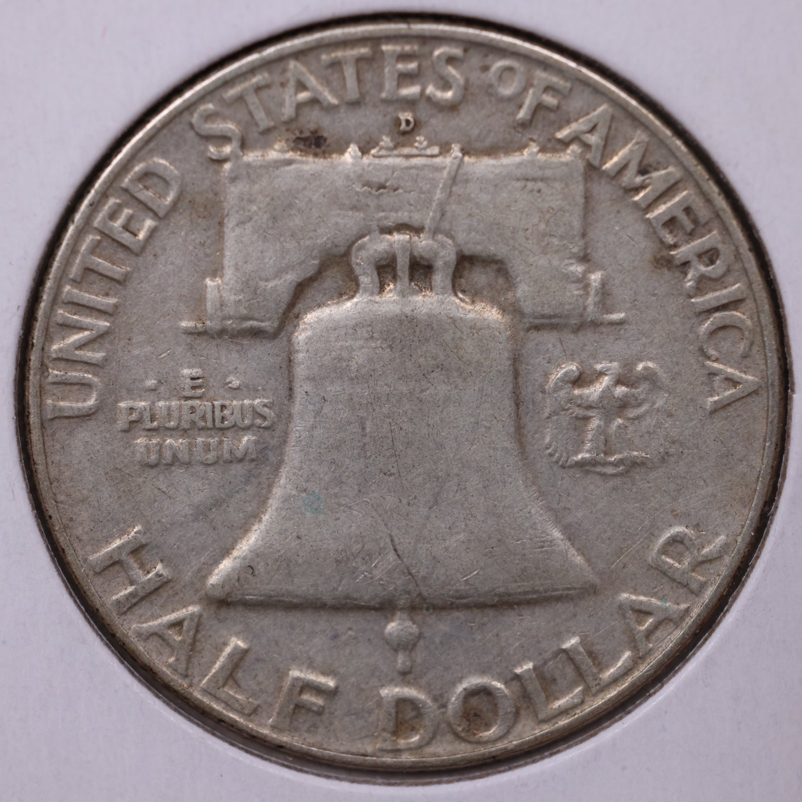 1954-D Ben Franklin Half Dollar, Fine Circulated Coin, Store #HR1597