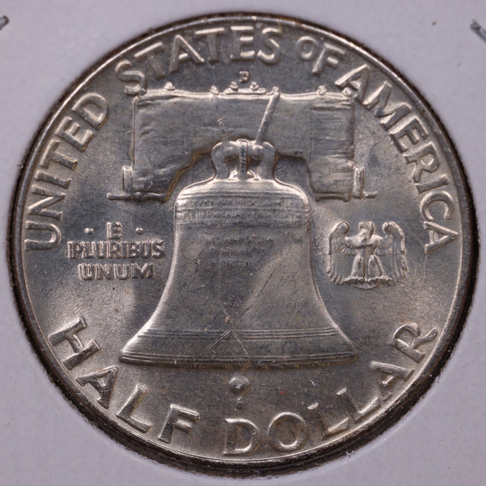 1954-D Ben Franklin Half Dollar, Mint State Uncirculated Coin, Store #HR1600