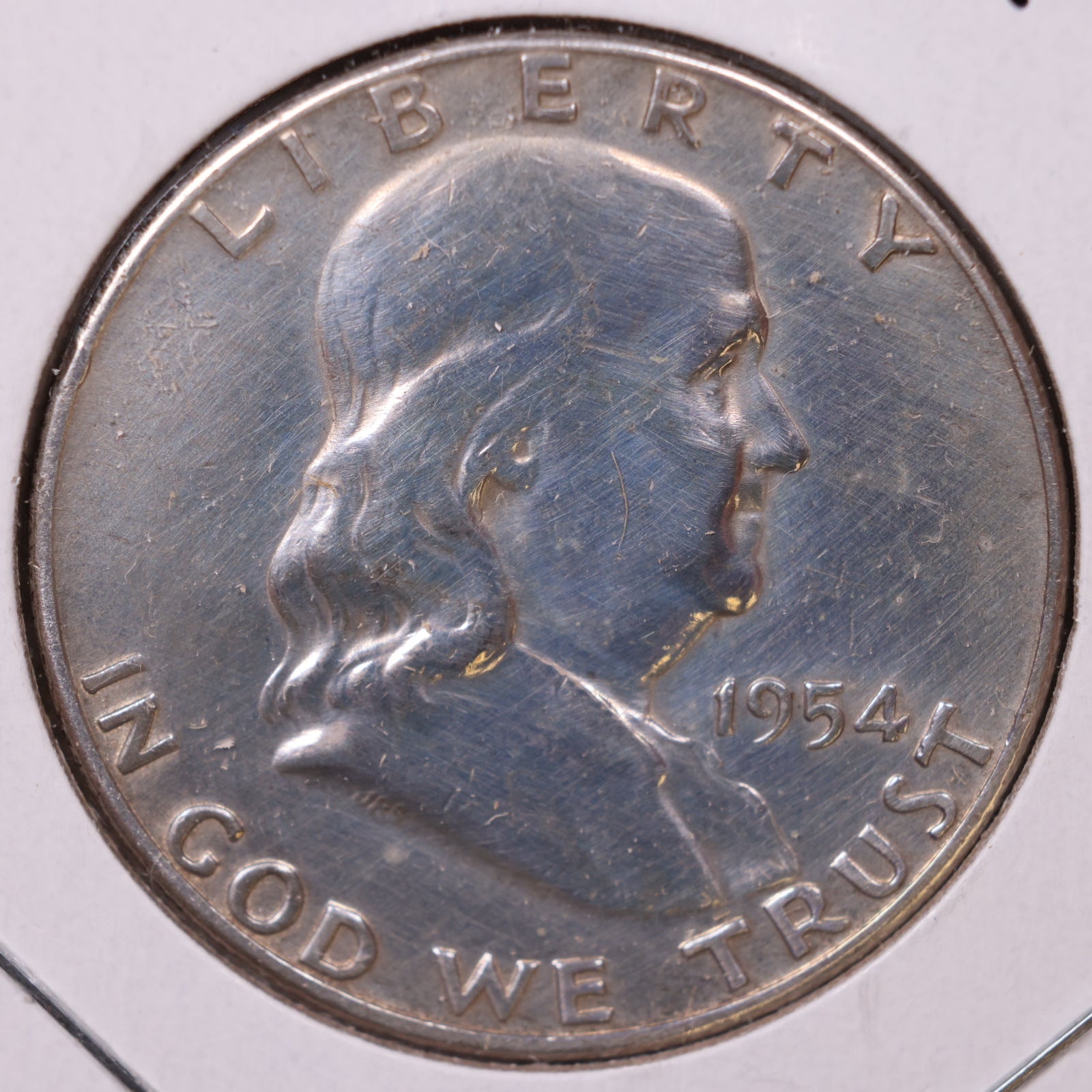 1954-S Ben Franklin Half Dollar, Very Fine Circulated Coin, Store #HR1617