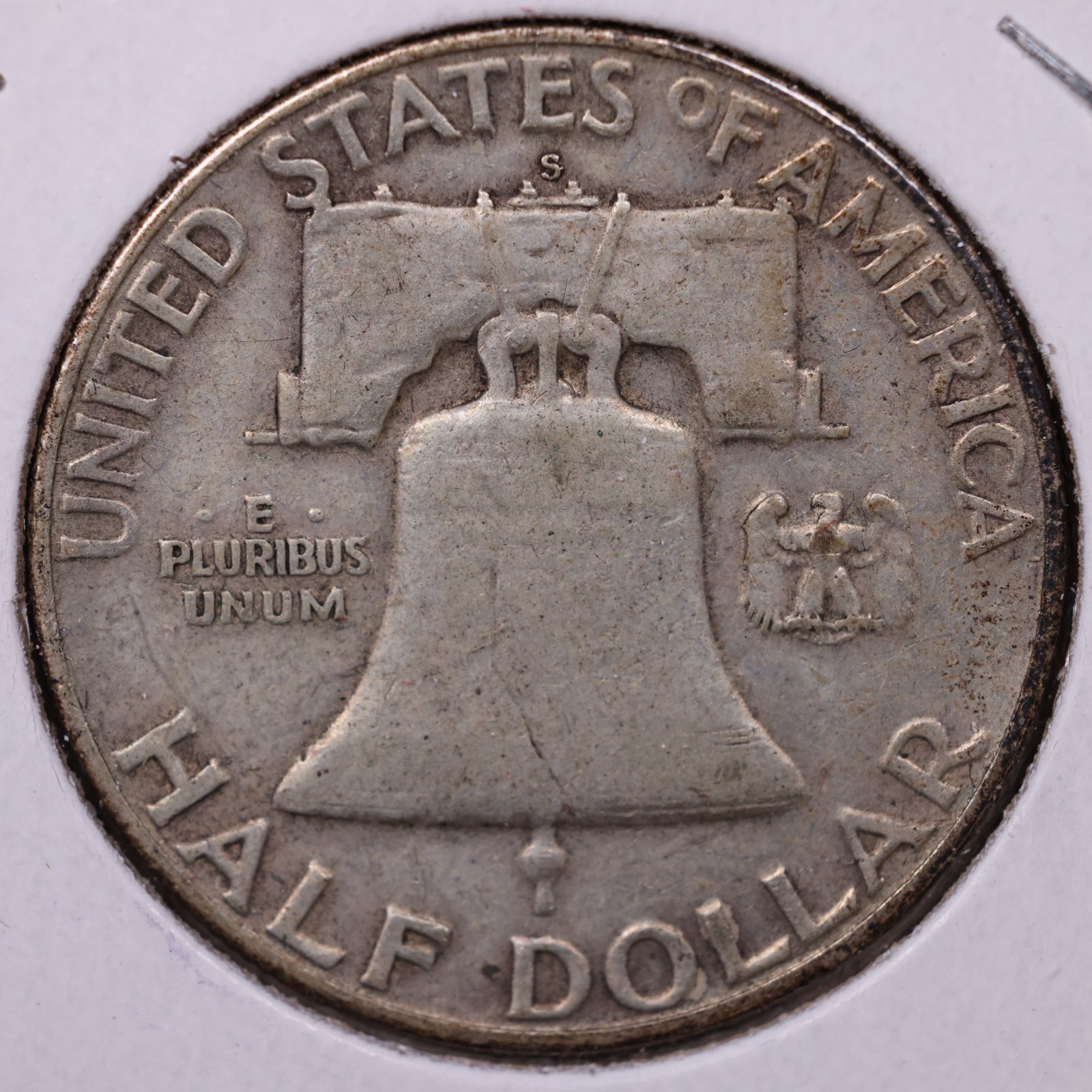 1954-S Ben Franklin Half Dollar, Very Good Circulated Coin, Store #HR1620
