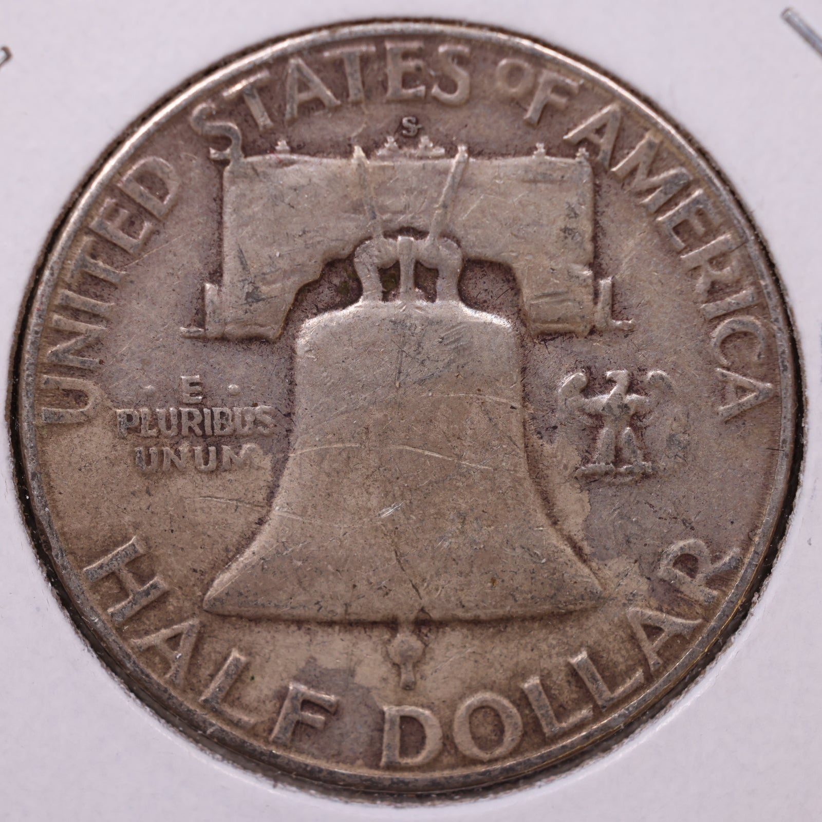 1954-S Ben Franklin Half Dollar, Very Good Circulated Coin, Store #HR1622