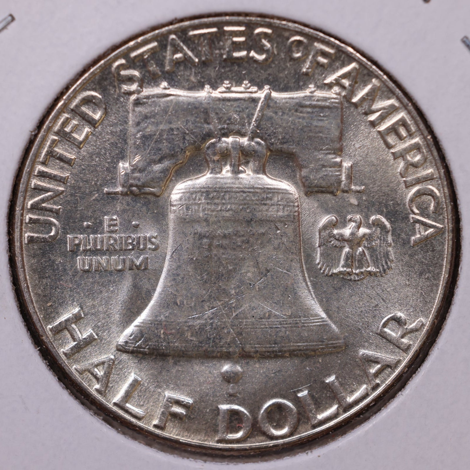 1955 Ben Franklin Half Dollar, About Uncirculated Coin, Store #HR1627