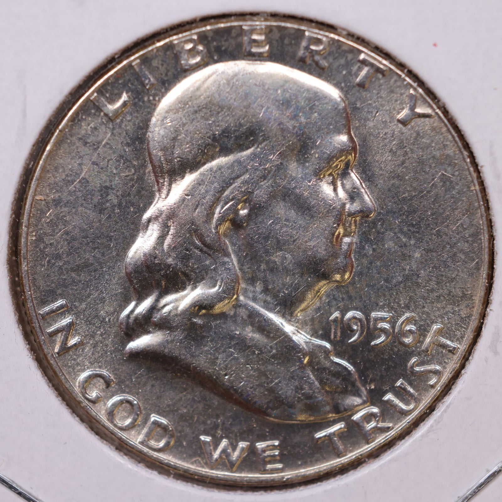 1956 Franklin Half Dollar, Extra Fine Circulated Coin, Store #HR1636