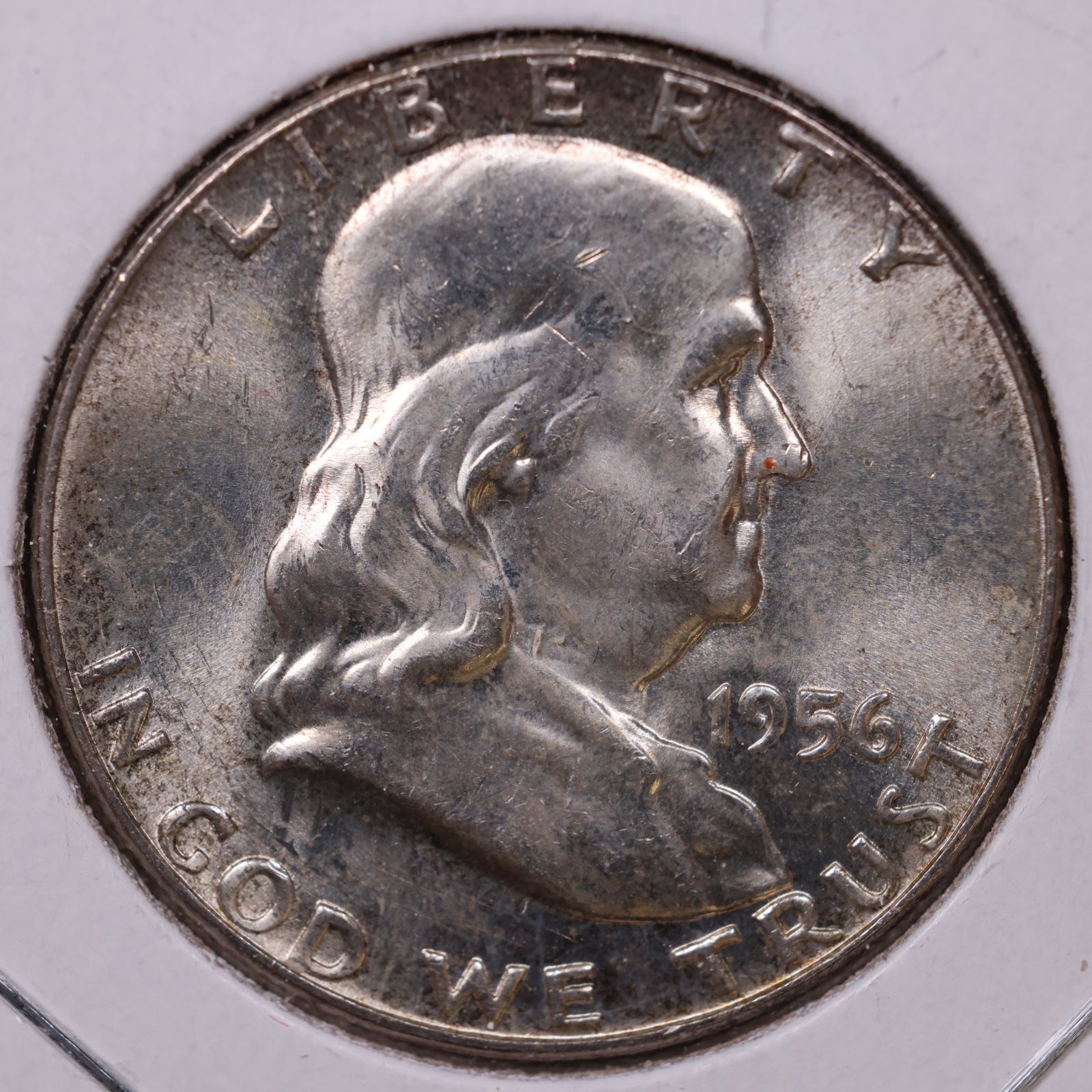 1956 Ben Franklin Half Dollar, Very Fine Circulated Coin, Store #HR1641