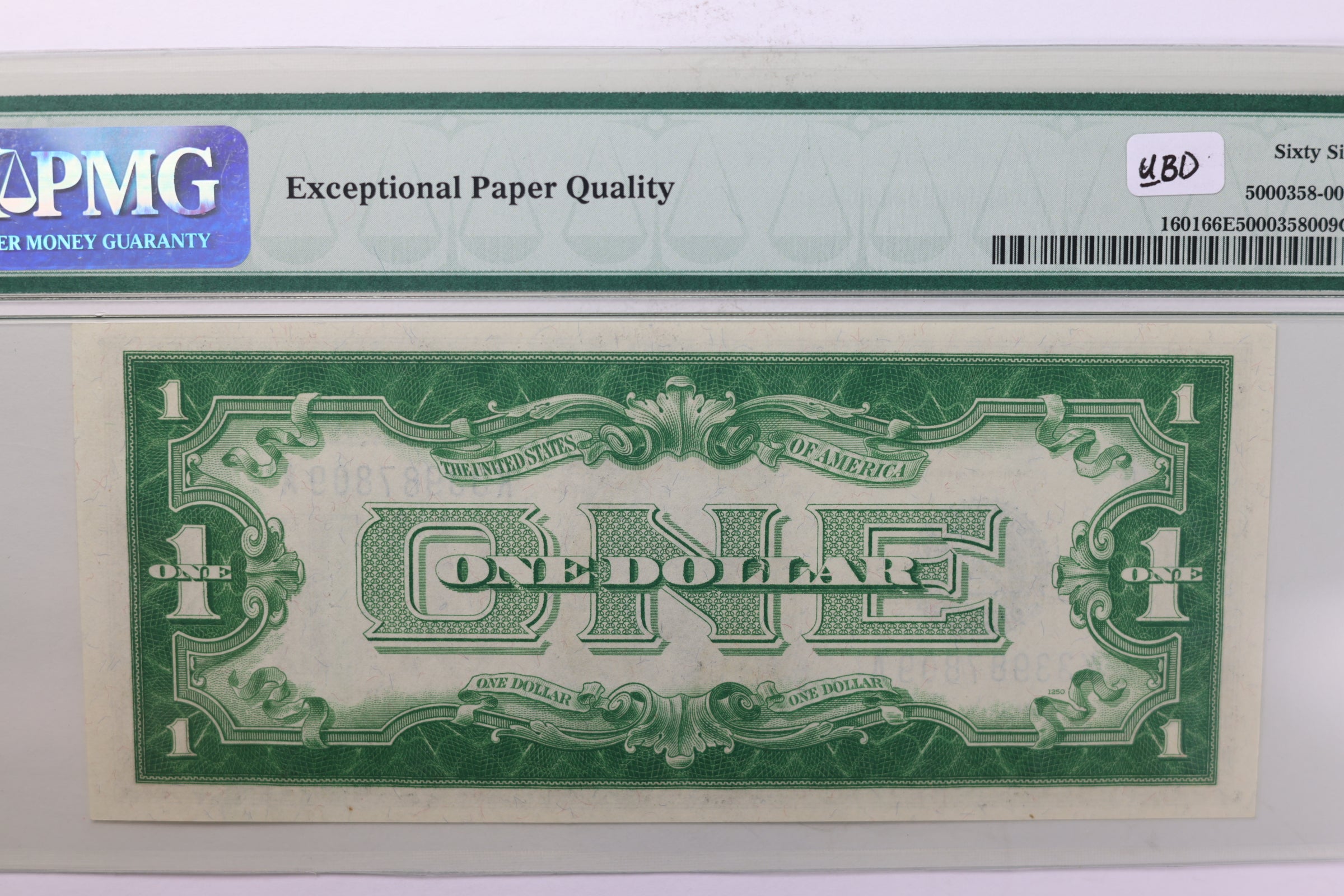 1928 A, $1 Silver Certificate., PMG CU-66., Store #GSSC002