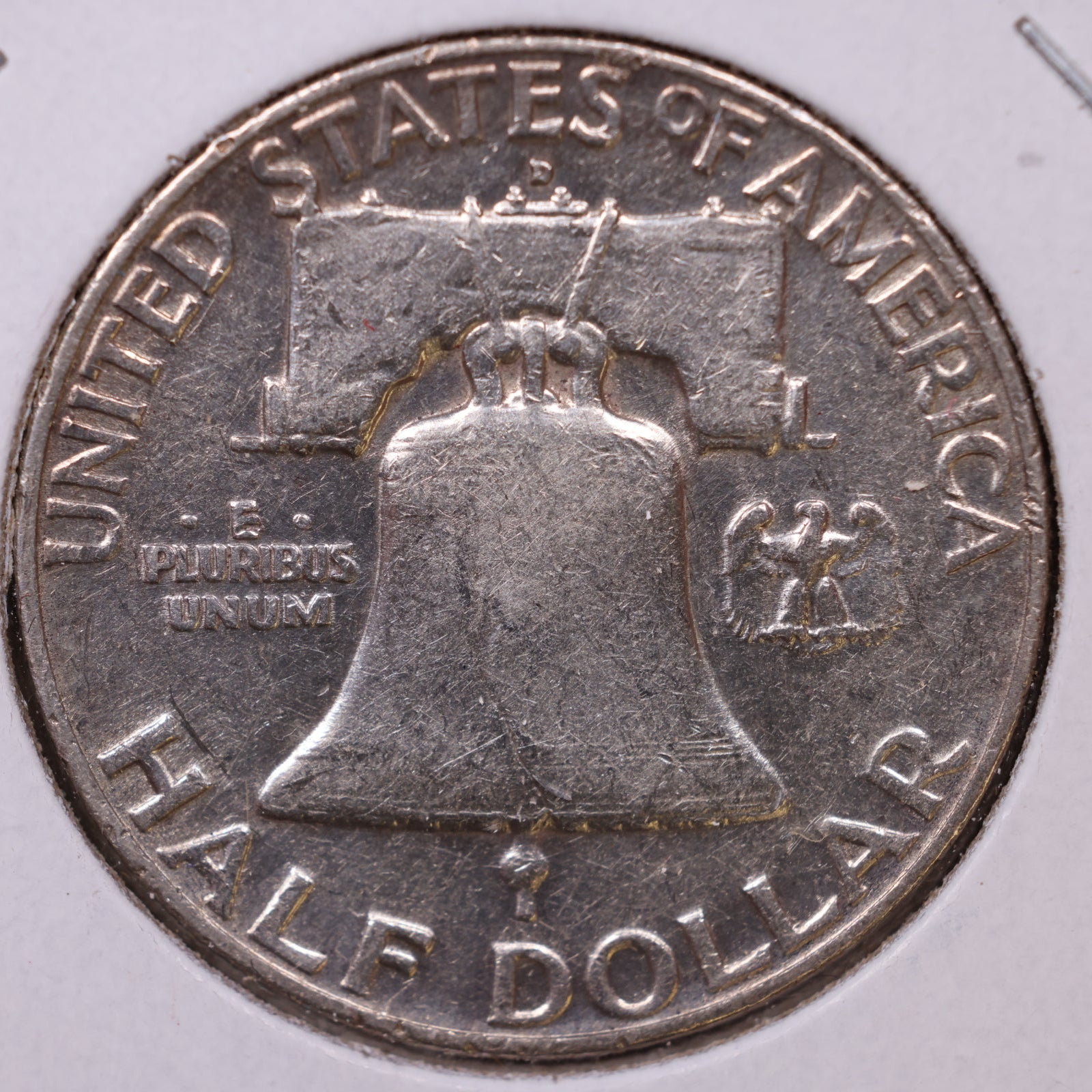 1957-D Ben Franklin Half Dollar, Very Fine Circulated Coin, Store #HR1648