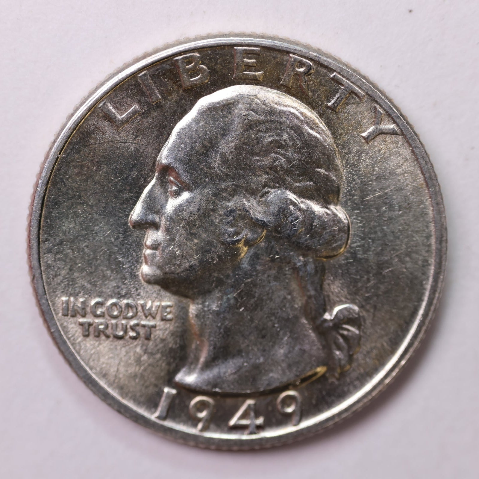 1949-D Washington Quarter, Mint State Uncirculated Coin, Sale #QR1737