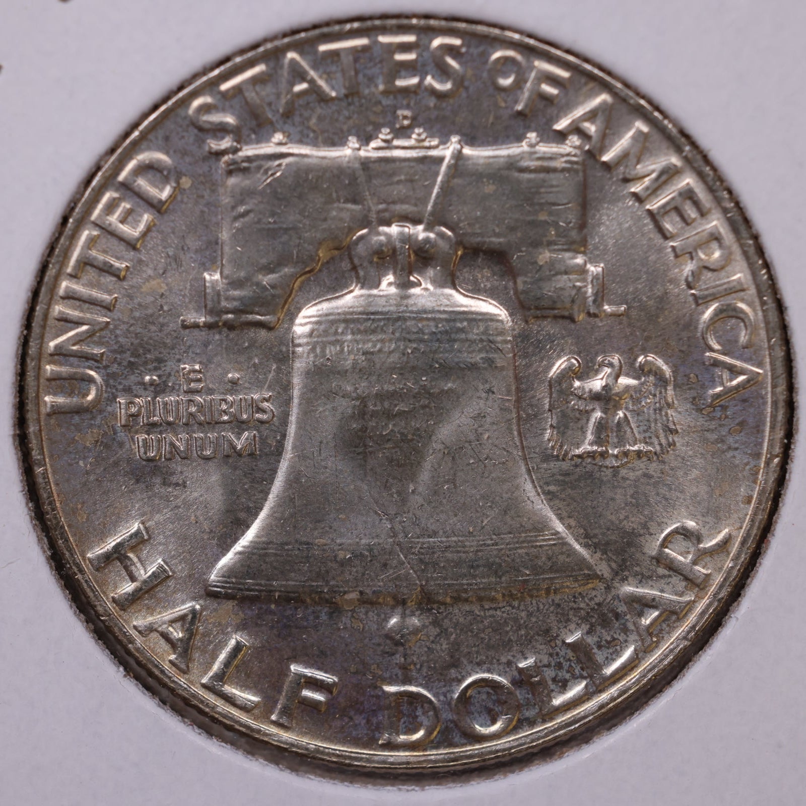 1958-D Ben Franklin Half Dollar, Extra Fine Circulated Coin, Store #HR1657