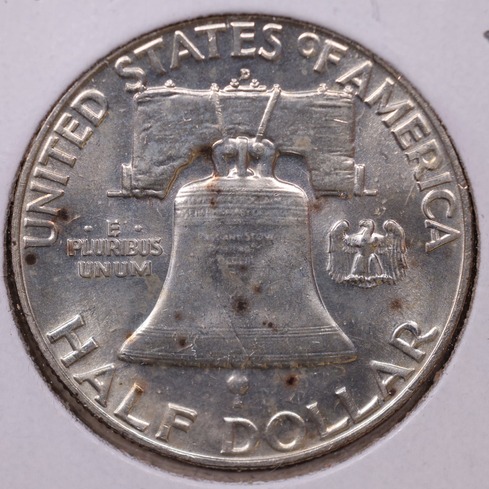 1958-D Ben Franklin Half Dollar, Extra Fine Circulated Coin, Store #HR1660