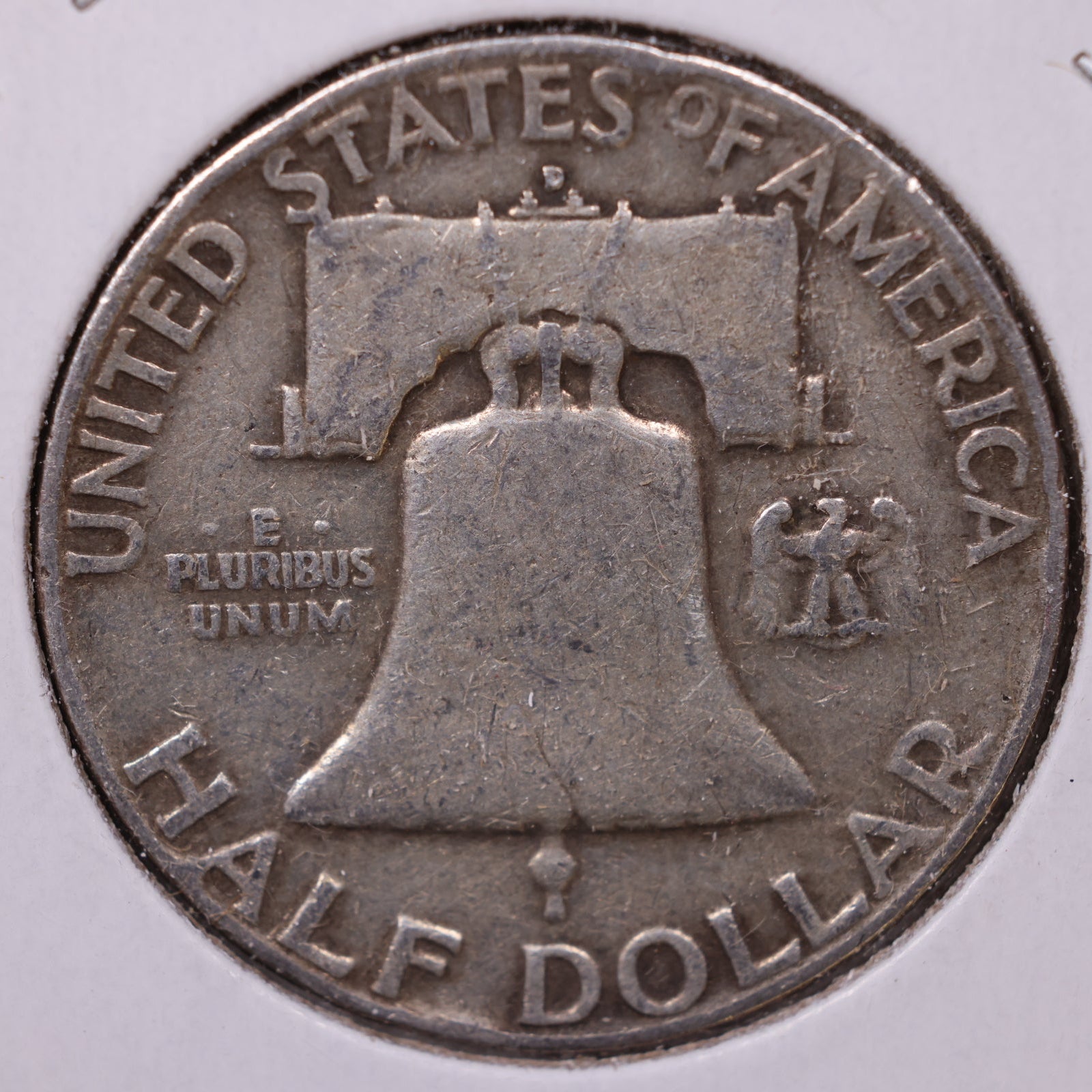1958-D Ben Franklin Half Dollar, Good Circulated Coin, Store #HR1665