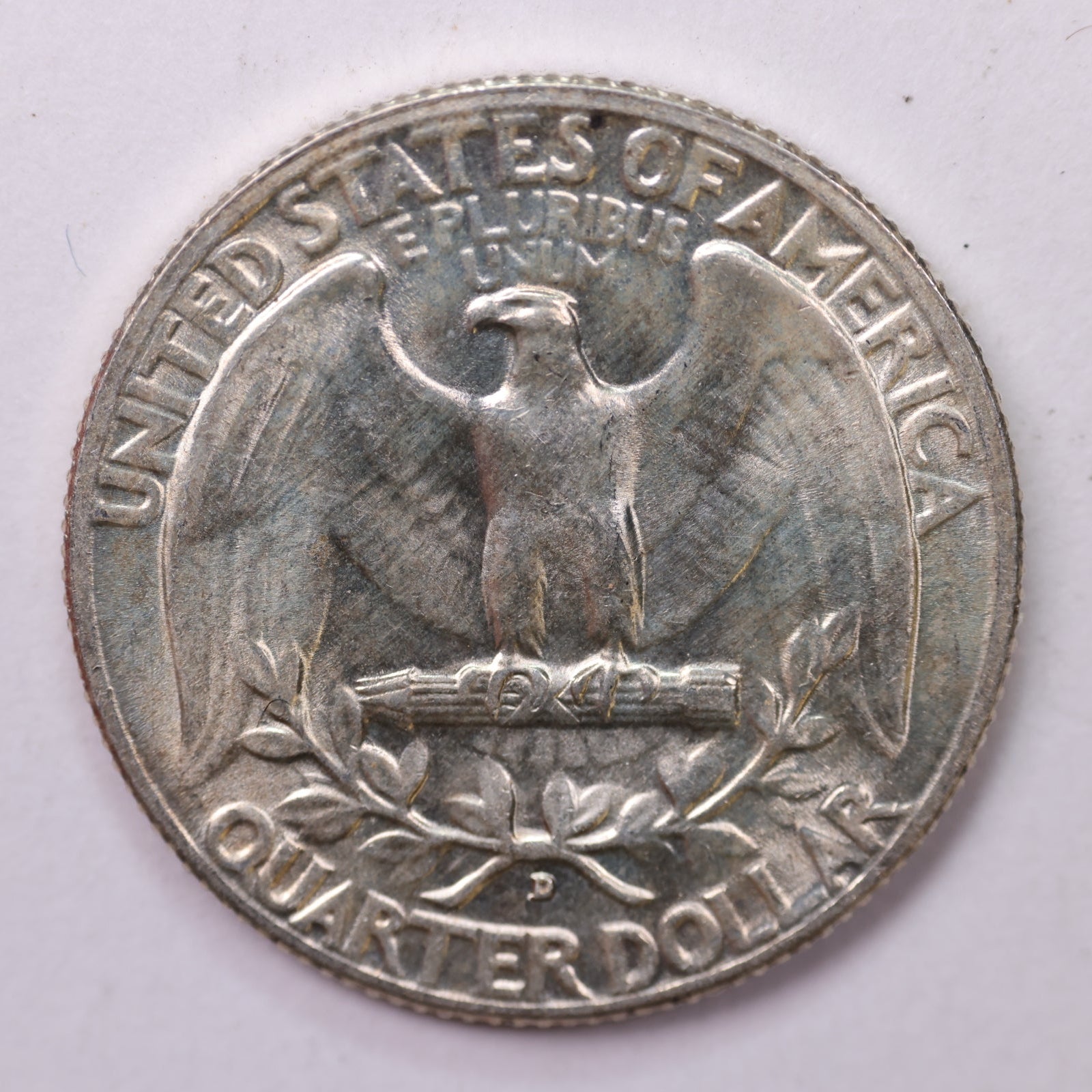 1951-D Washington Silver Quarter, Mint State Uncirculated Coin, Store #QR1747