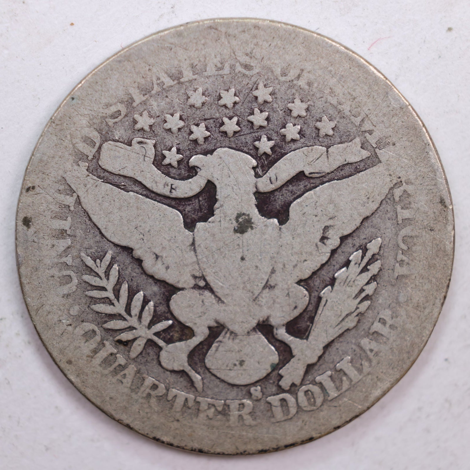 1908-S Barber Quarter, Fair Circulated Coin, Store #QR0512