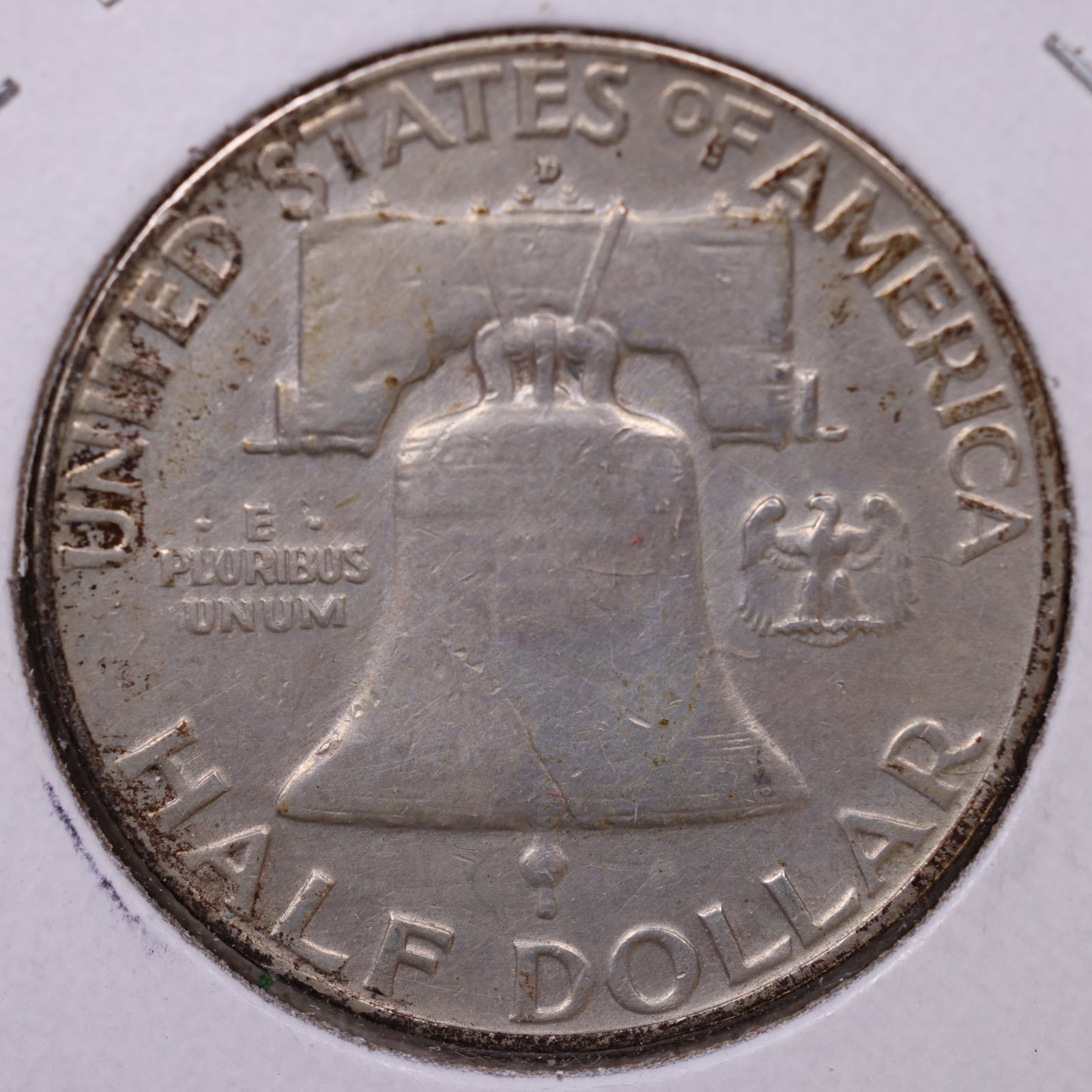 1958-D Ben Franklin Half Dollar, Very Fine Circulated Coin, Store #HR1669