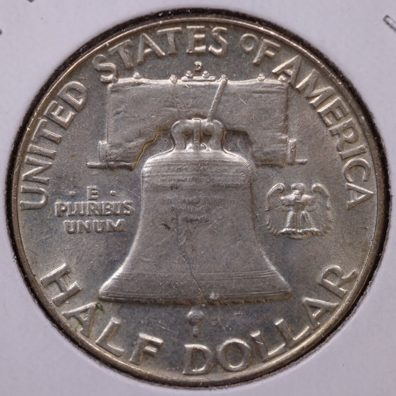 1958-D Ben Franklin Half Dollar, Extra Fine Circulated Coin, Store #HR1671