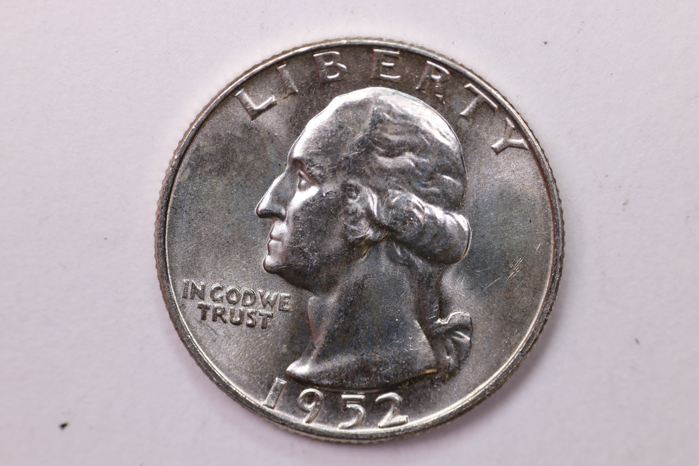 1952-D Washington Silver Quarter, Affordable Collectible Coins. Sale #QR1752