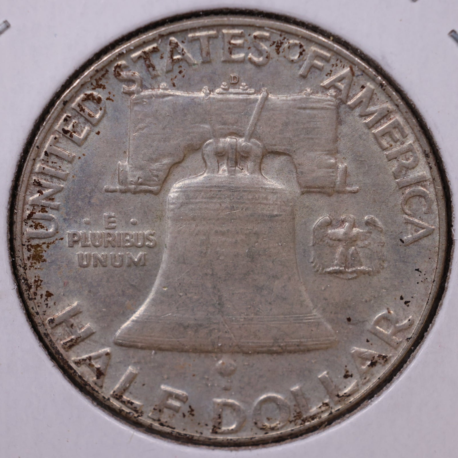 1958-D Ben Franklin Half Dollar, Very Fine Circulated Coin, Store #HR1674
