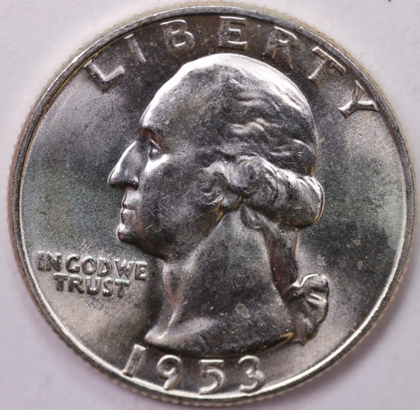 1953-D Washington Silver Quarter, Uncirculated Collectible Coins. Sale #QR1756