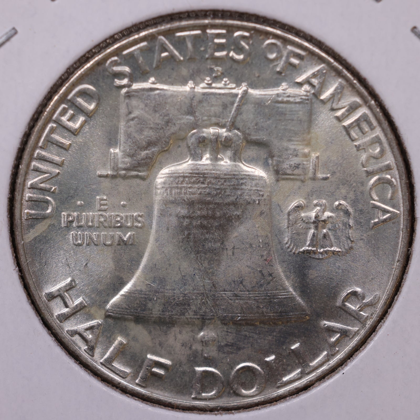 1958-D Franklin Half Dollar, About Uncirculated Coin, Store #HR1677