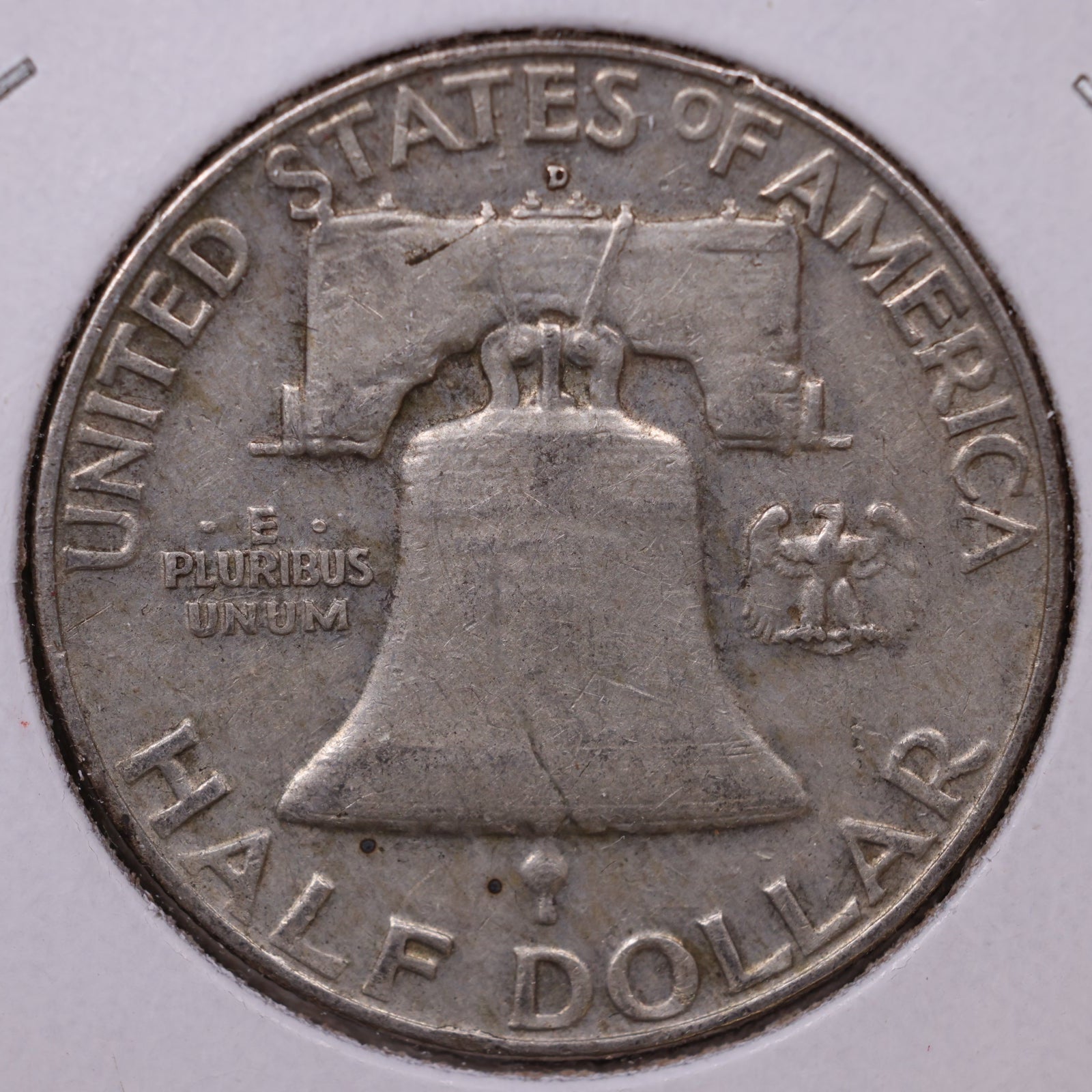 1958-D Ben Franklin Half Dollar, Extra Fine Circulated Coin, Store #HR1679
