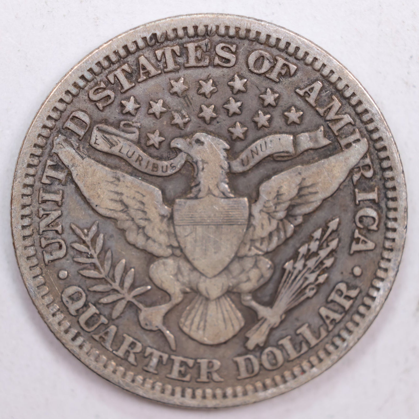 1909 Barber Quarter, Fine+ Circulated Coin, Store #QR0516