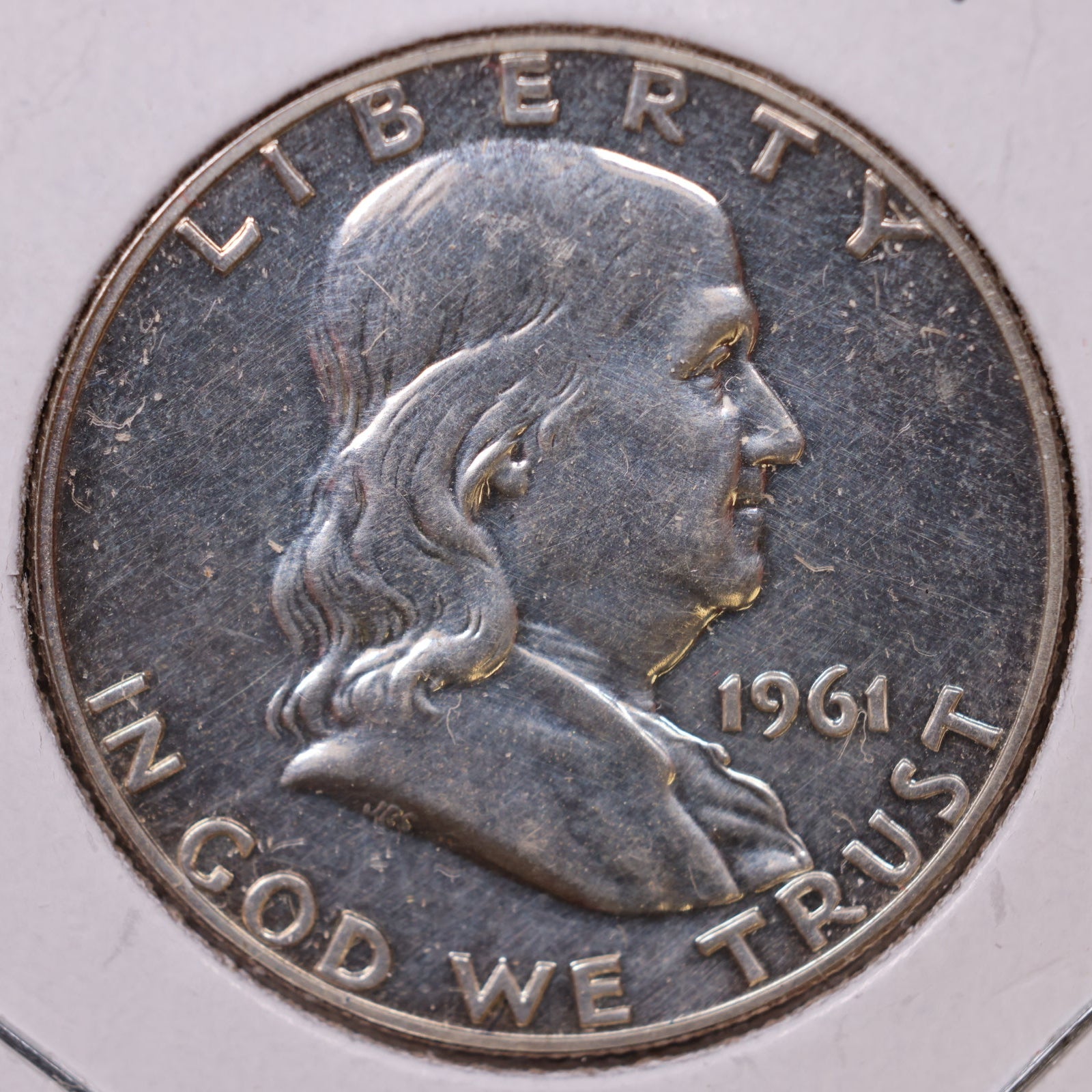 1961 Ben Franklin Half Dollar, Proof Uncirculated Coin, Store #HR1692