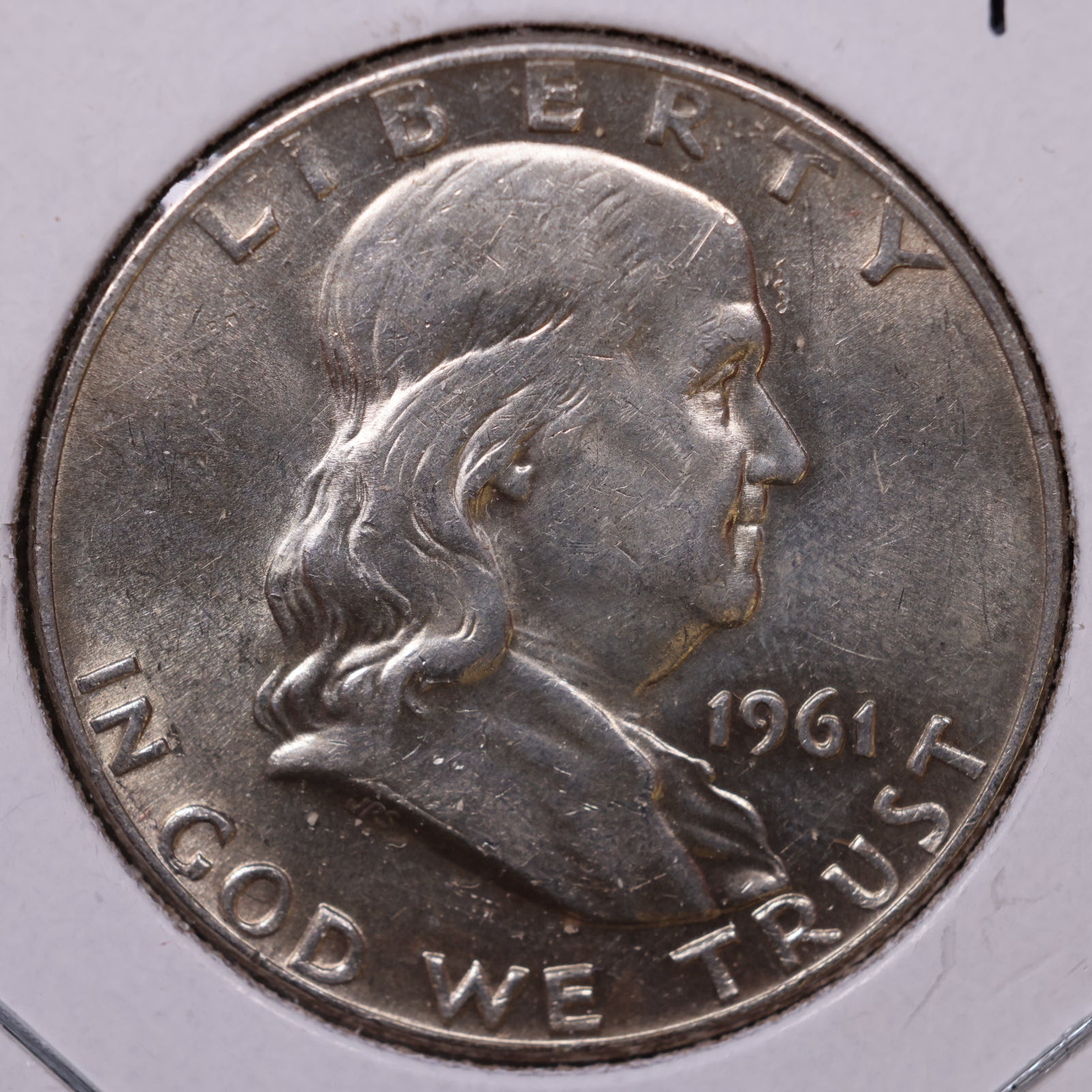 1961-D Franklin Half Dollar, Mint State Uncirculated Coin, Store #HR1694