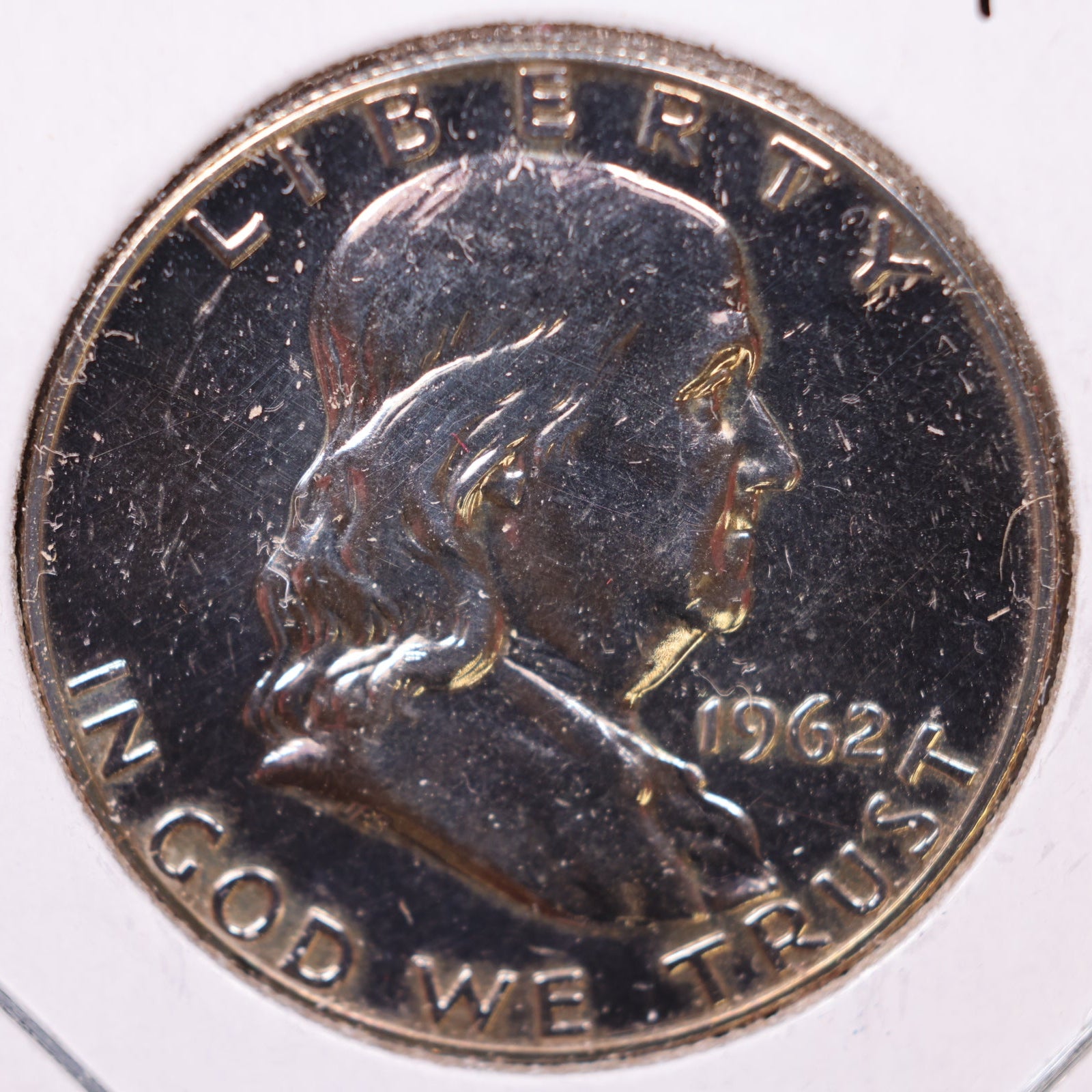 1962 Ben Franklin Half Dollar, Proof Uncirculated Coin, Store #HR1703