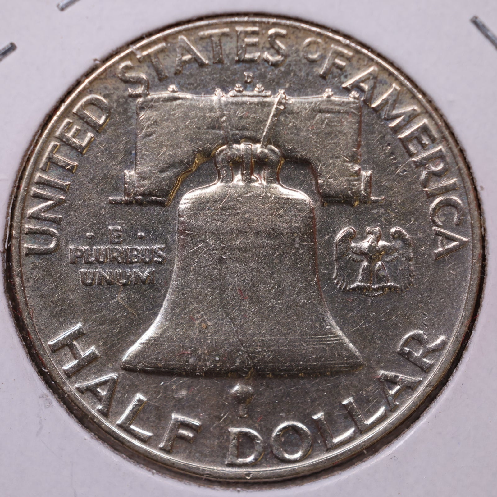 1962-D Ben Franklin Half Dollar, Extra Fine Circulated Coin, Store #HR1717