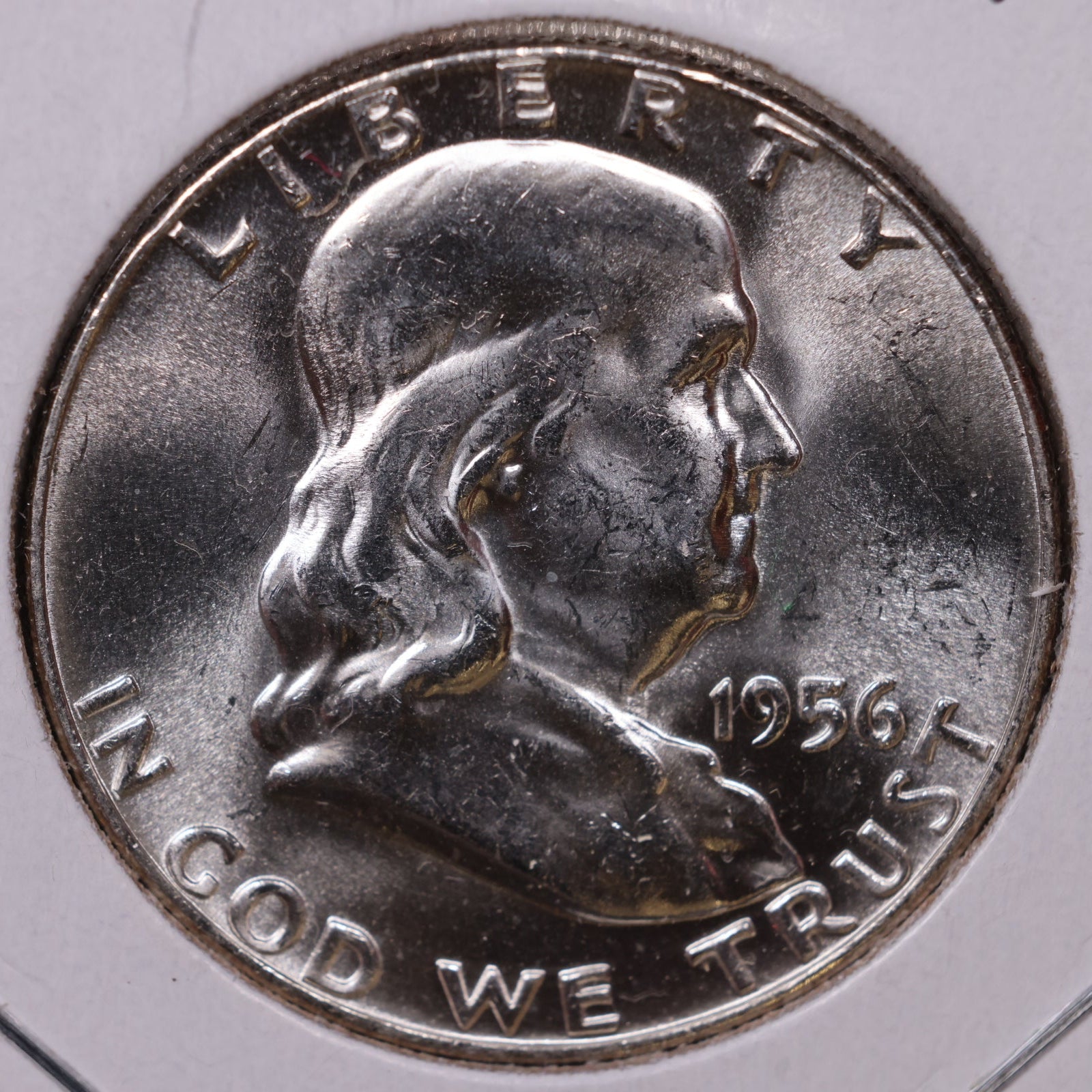 1956 Franklin Half Dollar, Mint State Uncirculated Coin, Store #HR1729