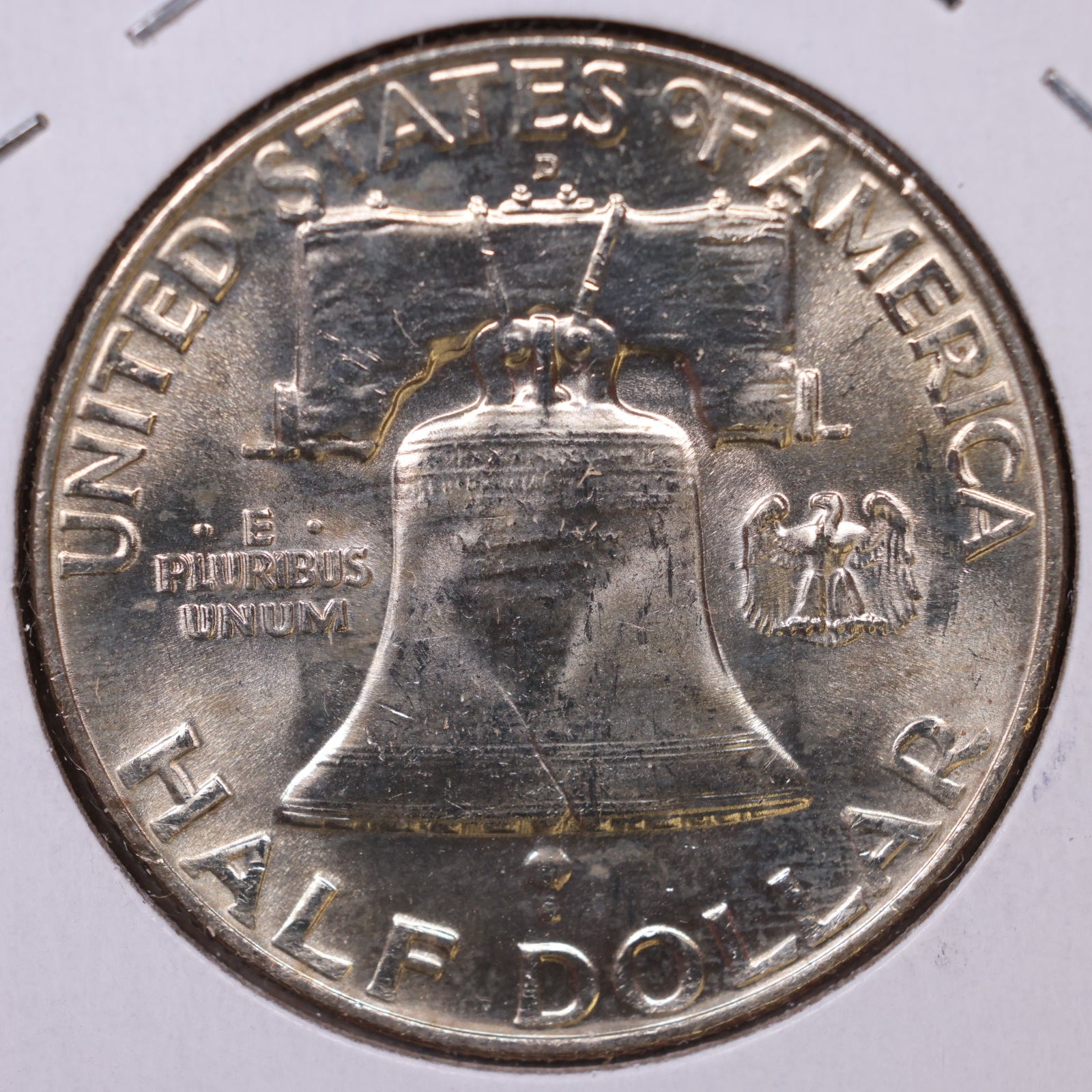 1957-D Ben Franklin Half Dollar, Mint State Uncirculated Coin, Store #HR1737
