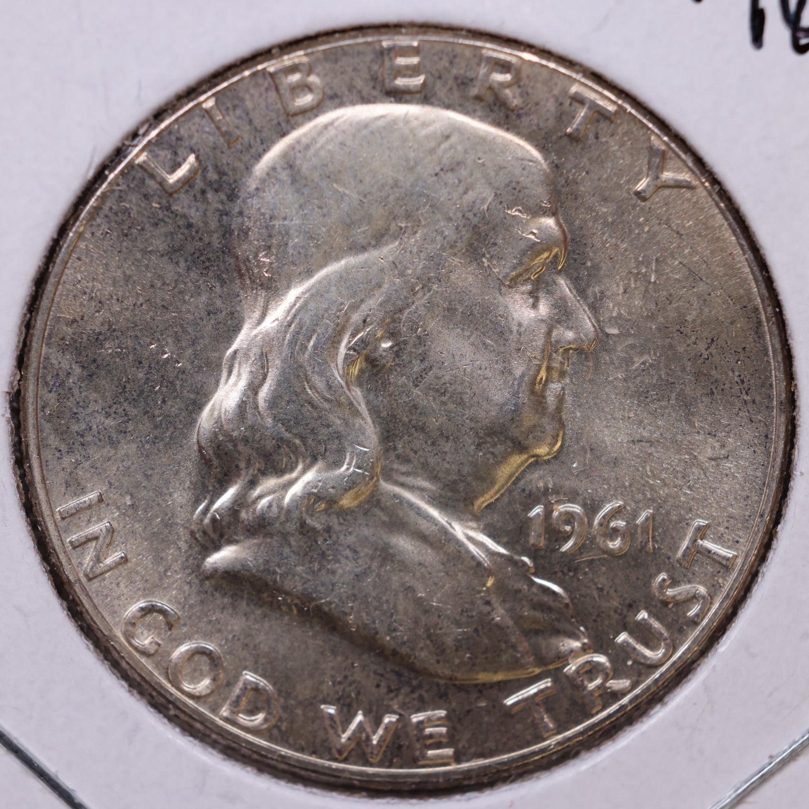 1961 Ben Franklin Half Dollar, Mint State Uncirculated Coin, Store #HR1757