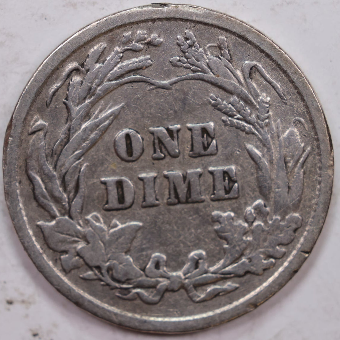 1902 Barber Dime, Fine+ Circulated Coin, Store #DE0313