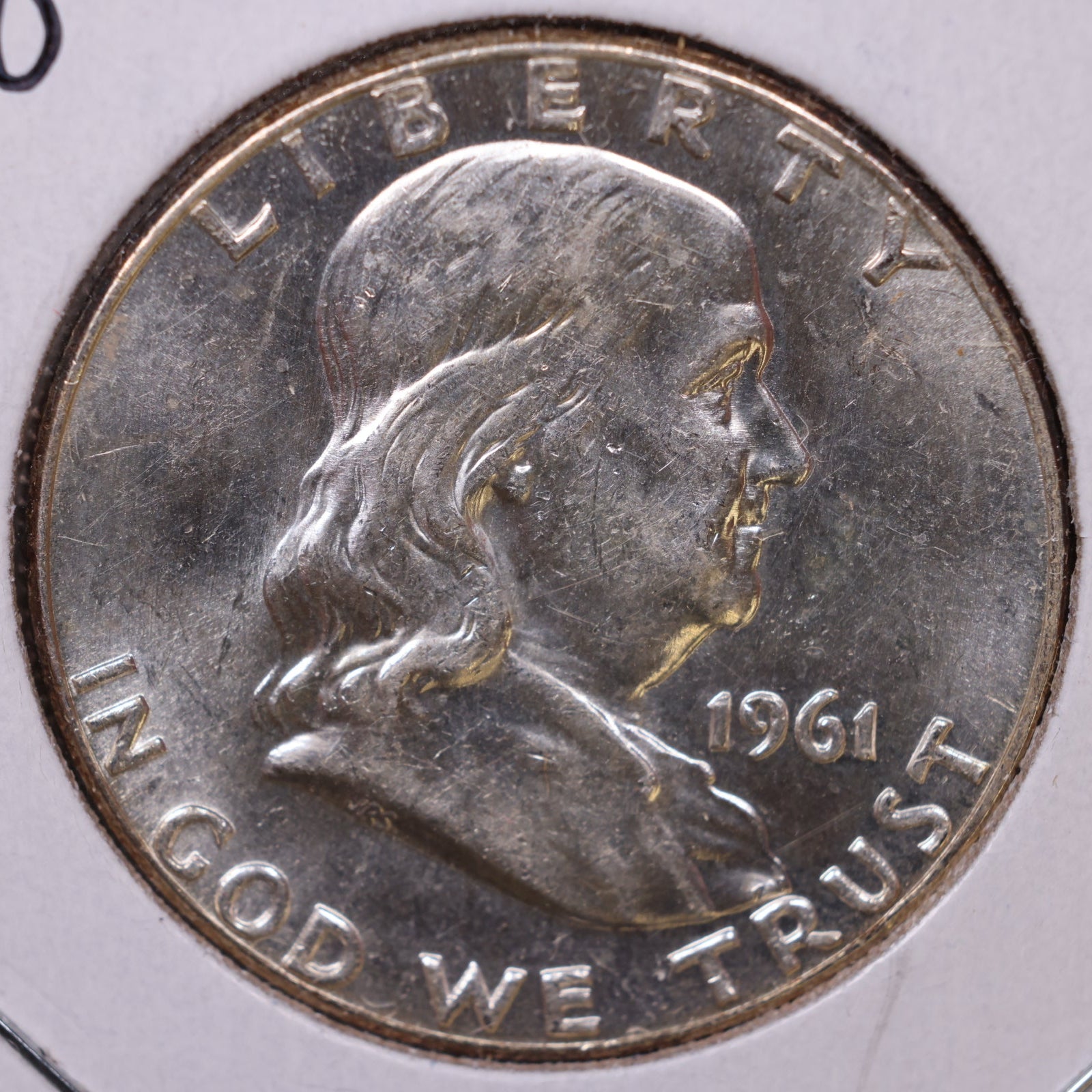 1961 Ben Franklin Half Dollar, Mint State Uncirculated Coin, Store #HR1762