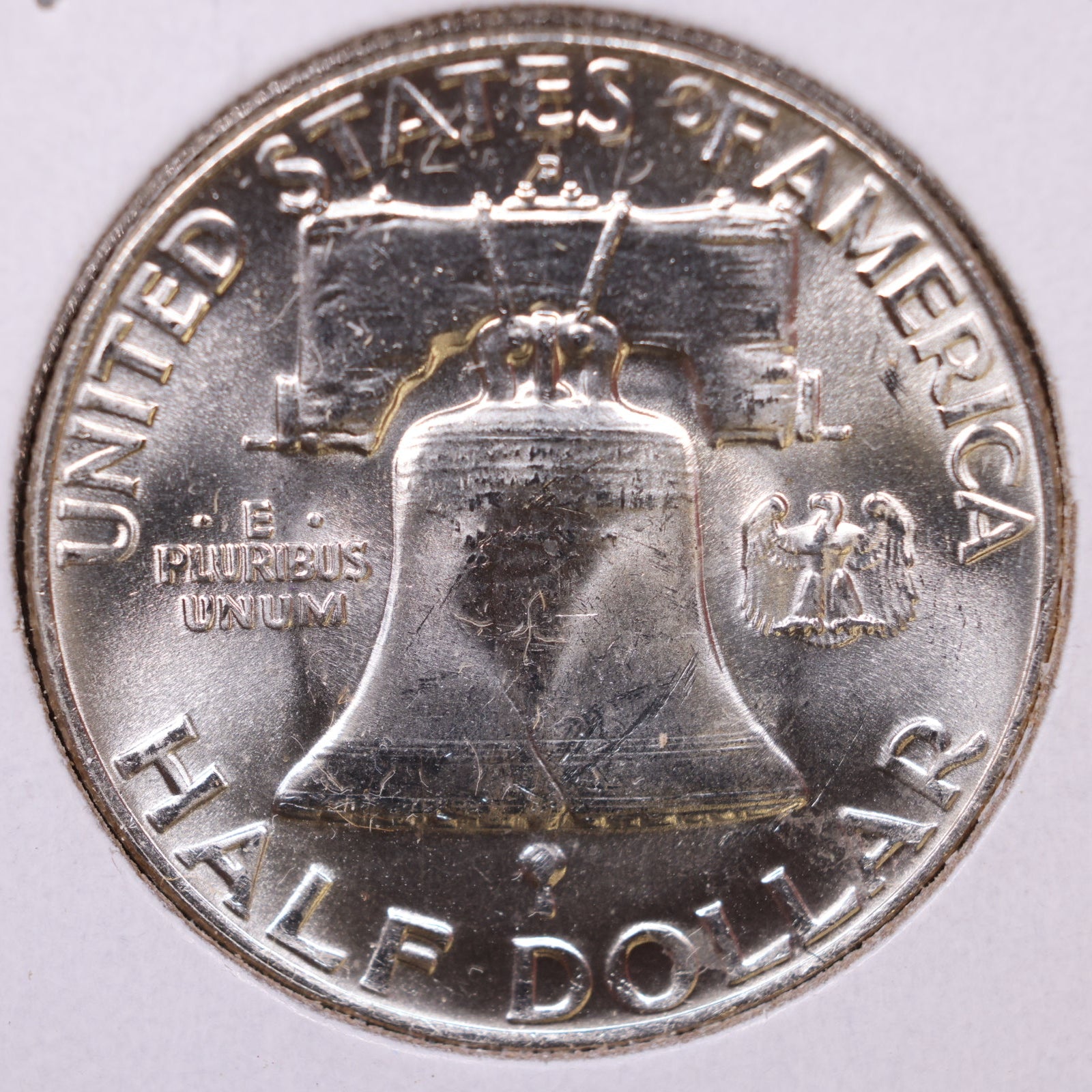 1961-D Ben Franklin Half Dollar, Mint State Uncirculated Coin, Store #HR1765