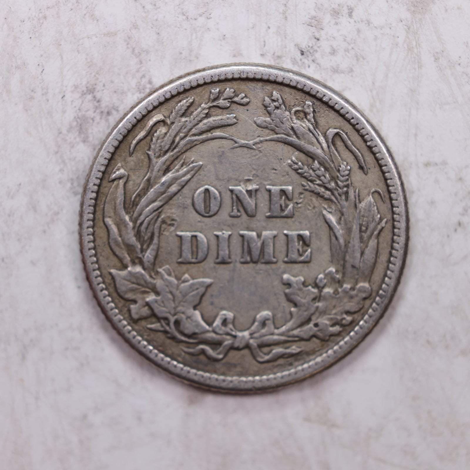 1915 Barber Silver Dime., Nice Very Fine, Circulated Coin., Store #DE0321.
