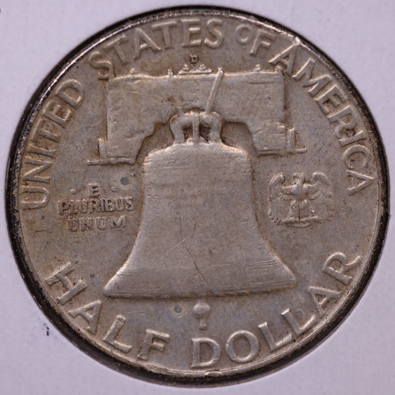 1961-D Ben Franklin Half Dollar, Extra Fine Circulated Coin, Store #HR1766