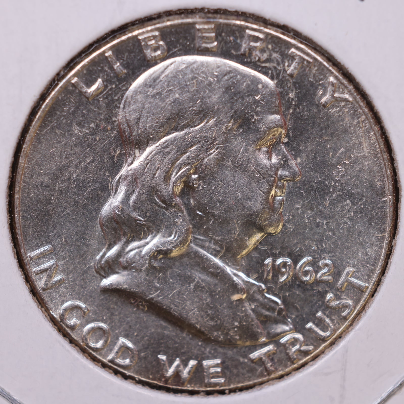 1962 Ben Franklin Half Dollar, Mint State Uncirculated Coin, Store #HR1769