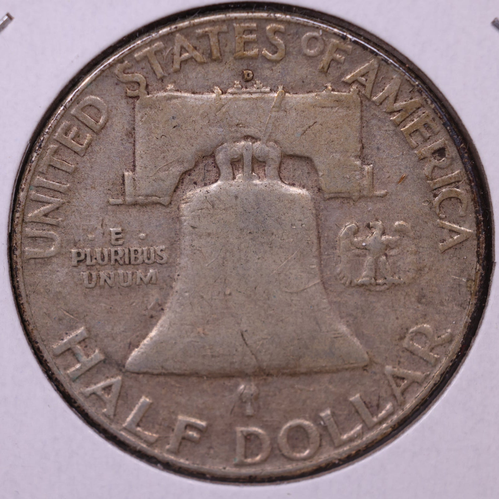 1962-D Ben Franklin Half Dollar, Fine Circulated Coin, Store #HR1774