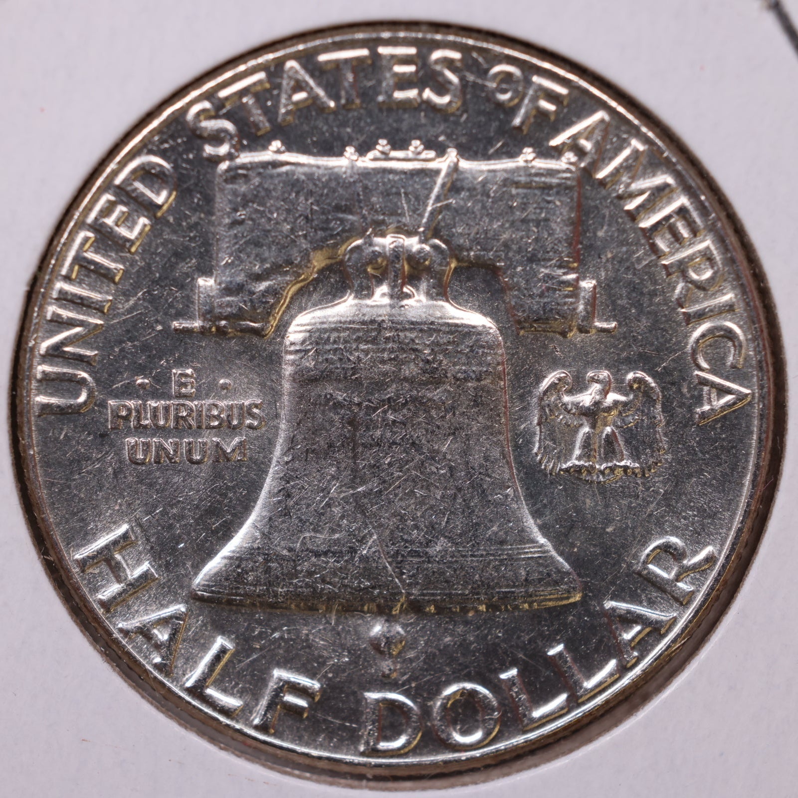 1963 Ben Franklin Half Dollar, About Uncirculated Coin, Store #HR1779