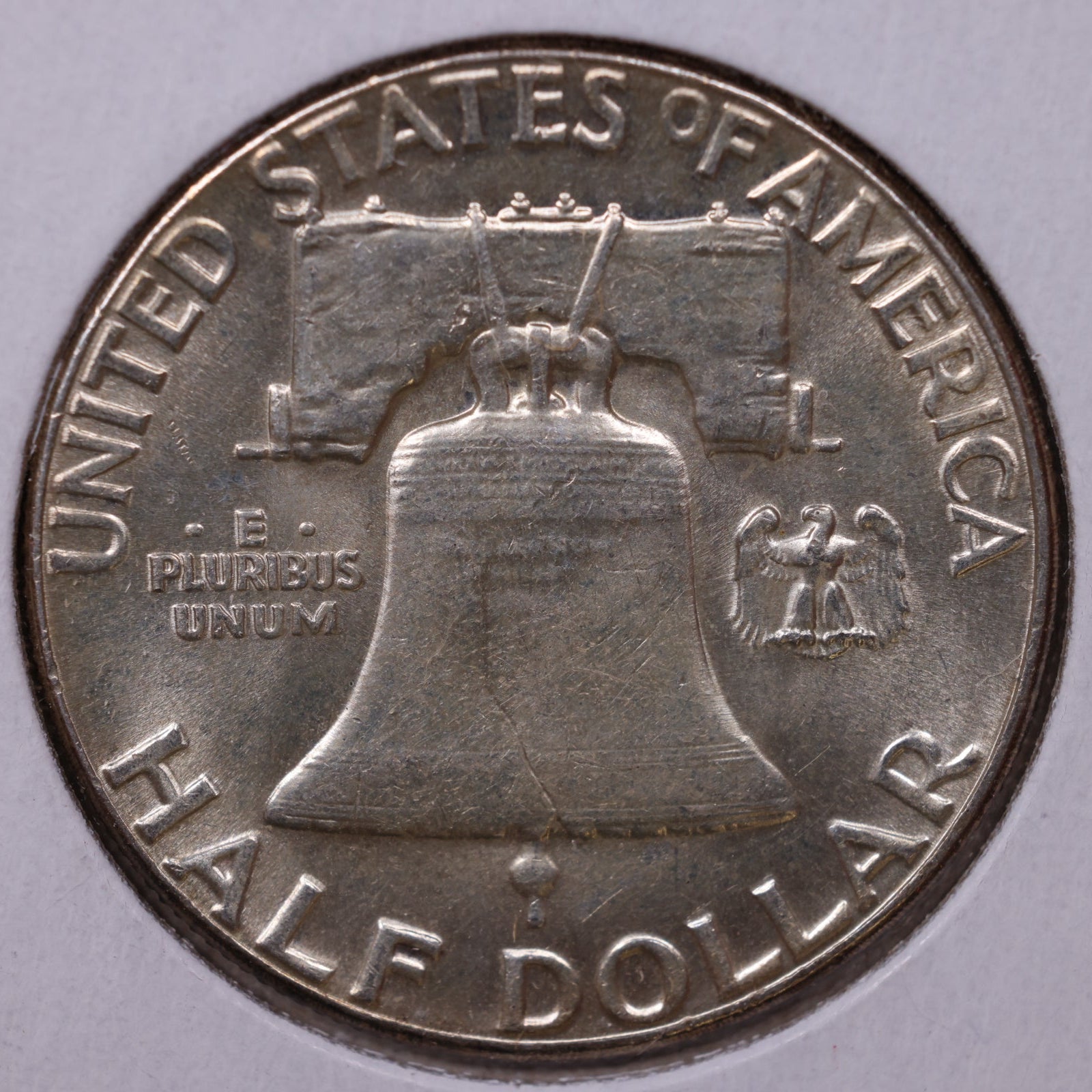 1963 Ben Franklin Half Dollar, About Uncirculated Coin, Store #HR1785