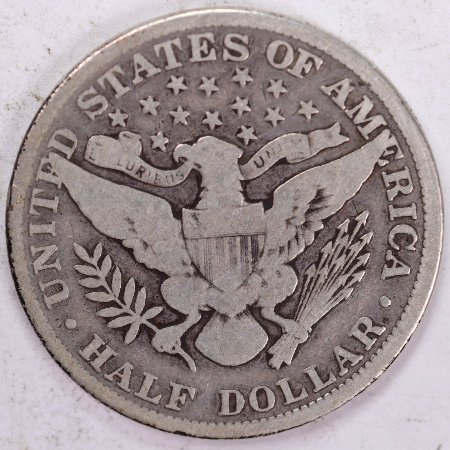 1907 Barber Half Dollar, Very Good Circulated Coin, Store #HR0882