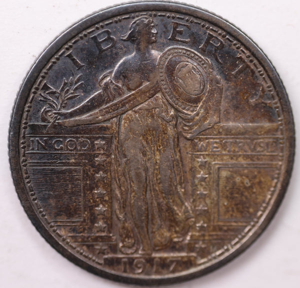 1917 Standing Liberty Silver Quarter, Affordable Collectible Coins. Sale #035381